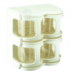 雙層四格調味盒