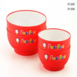 多彩小/大號(hào)雙色圓碗（2