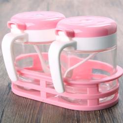 樂(lè)享玻璃調(diào)味盒（二件套