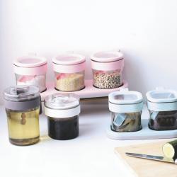 圓形調(diào)味盒3個裝 350m