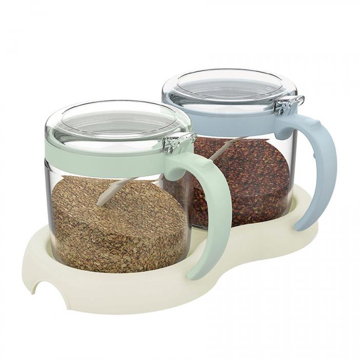 玻璃套裝調(diào)味瓶(兩個(gè)裝)