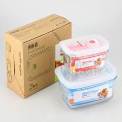 樂格斯長(zhǎng)方形玻璃保鮮