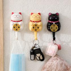 招財貓出門提醒器